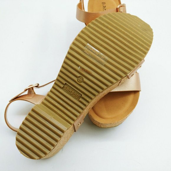 Bamboo Course 02 Ankle Strap Heeled Sandal NEW - Picture 4 of 9
